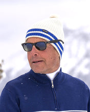 Load image into Gallery viewer, Delaine beanie blue ski hat

