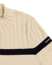 Load image into Gallery viewer, Women's Merino Wool Full Zip Ski Sweater in Natural Ivory