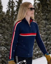 Load image into Gallery viewer, Delaine women&#39;s Downhill Racer ski sweater
