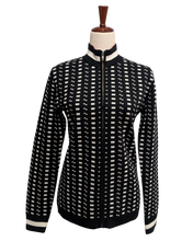 Load image into Gallery viewer, Women's Delaine black and white cardigan
