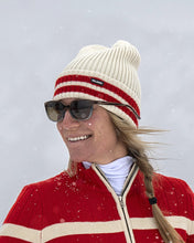 Load image into Gallery viewer, Delaine wool beanie ski hat
