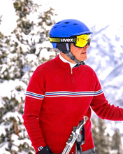 Load image into Gallery viewer, Men's Carver quarter-zip merino wool ski sweater for skiing and après ski
