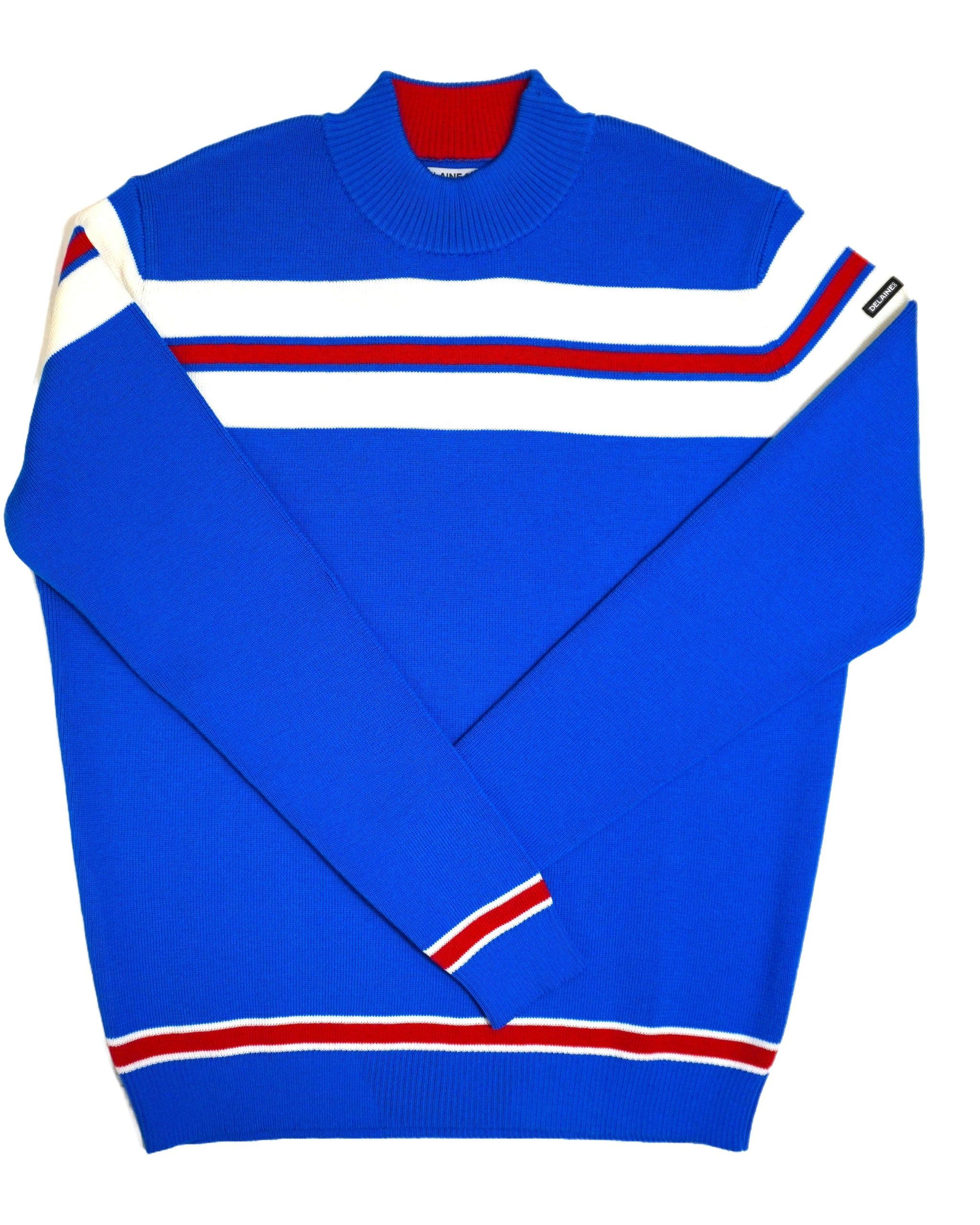 Men's Sport Jumper Ski Sweater- Ultramarine – Delaine & Co