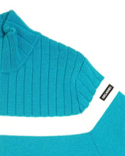 Load image into Gallery viewer, Women&#39;s Merino Wool Full Zip Ski Sweater in Aqua
